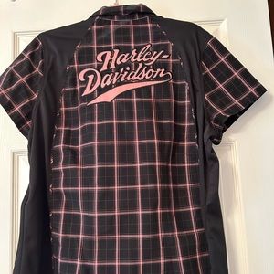 Women’s Harley Davidson Pink Collection Button up Shirt